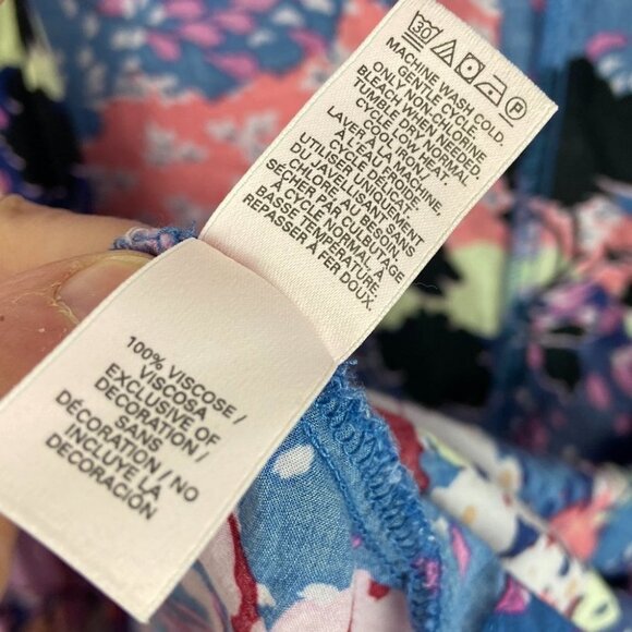 VICTORIA Secret Bohemian Print floral Kimono Kaftan Beach Cover Up Top Oversized - Picture 8 of 11